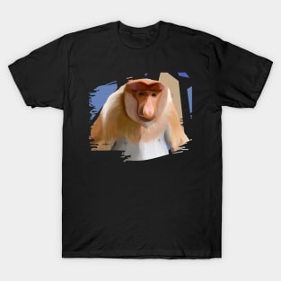 Stylish Proboscis Monkey T-Shirt